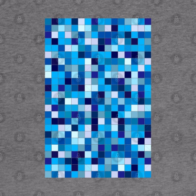 Blue square tiles by rheyes